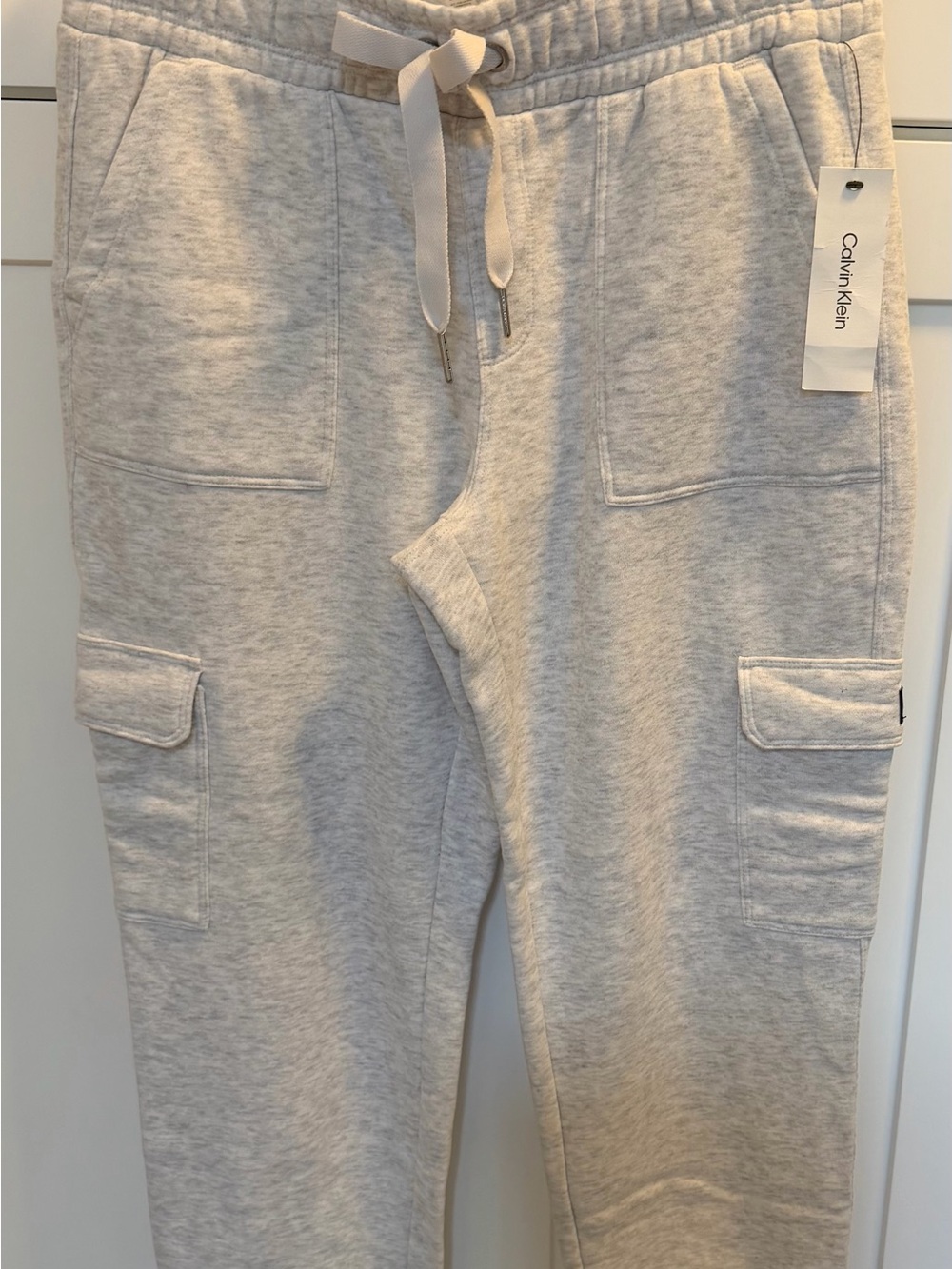 Calvin Klein Heather Light Gray Sweatpants